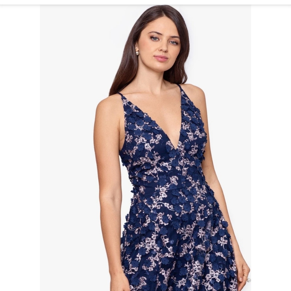 Xscape Evenings 3D Floral Gown
